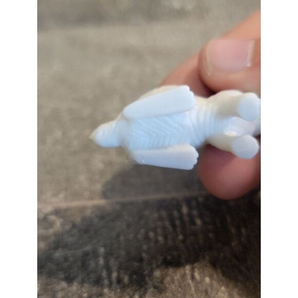 White bunny red eye toy figure zoo animal farm - Picture 4 of 4